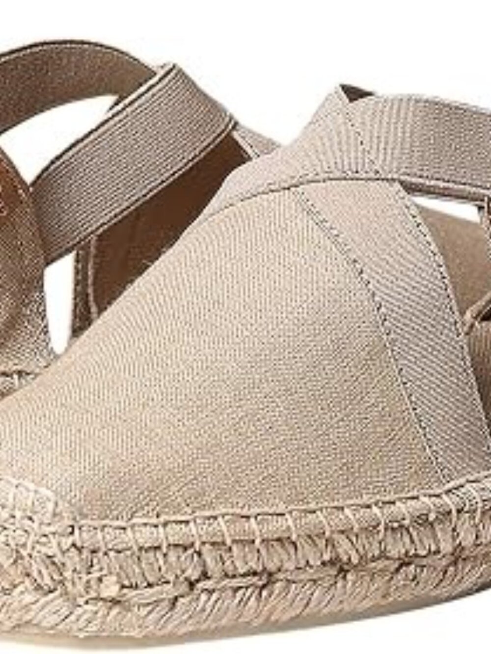 Toni Pons - Verona sz 6.5M Vegan flat women's espadrille with elastic bands